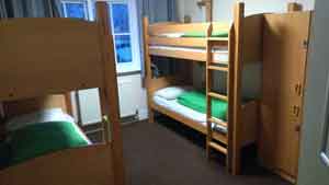 bunkbeds in a hostel